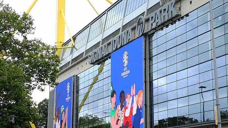 Das Dortmunder Stadion ist bereit für die UEFA EURO 2024. Insgesamt sechs Spiele finden in Dortmund statt.